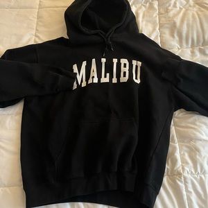 Brandy Melville - Black Cristy Malibu Crewneck!!